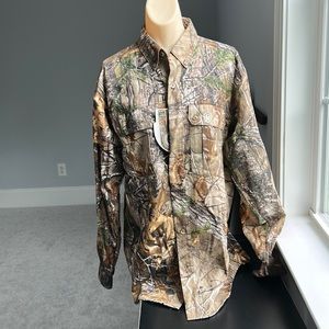 Men’s Camo Button Up